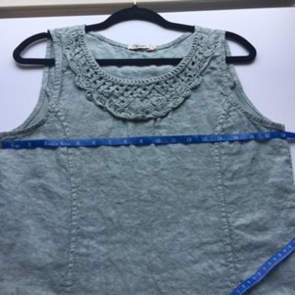 Lungo L'Arno Linen Shift Dress, sz M - Picture 10 of 12